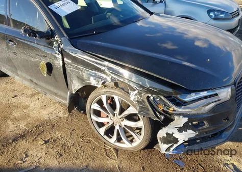 2015 Audi A6 3.0T Premium Plus z USA, uszkodzony, nr VIN WAUHGAFC0FN022059